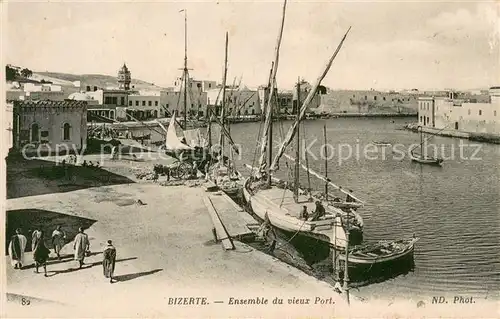 AK / Ansichtskarte Bizerte Ensemble du vieux port Bizerte