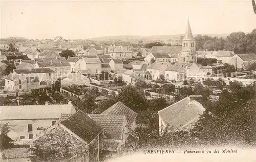 AK / Ansichtskarte Crespieres Panorama vu des moulins Crespieres