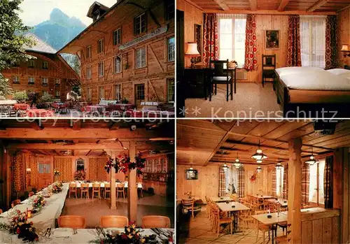 AK / Ansichtskarte Schangnau Hotel Kemmeriboden Gastraeume Zimmer Schangnau