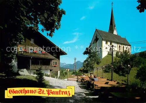 AK / Ansichtskarte Fuegen Gasthaus St Pankraz mit Kirche Fuegen