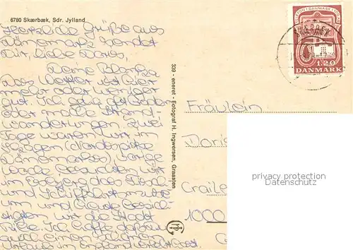 AK / Ansichtskarte Skaerbaek Sdr Jylland Details Skaerbaek