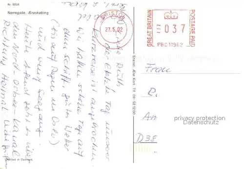 AK / Ansichtskarte Aeroskobing Norregade Aeroskobing