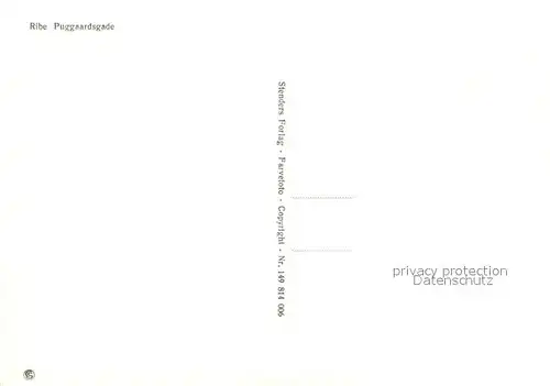 AK / Ansichtskarte Ribe Puggaardsgade Ribe