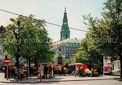 AK / Ansichtskarte Kobenhavn Blomstertorvet pa Hojbroplads Kobenhavn
