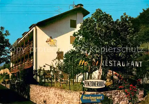 AK / Ansichtskarte Neumarkt_Suedtirol Hotel Restaurant Pinzonerhof Neumarkt Suedtirol