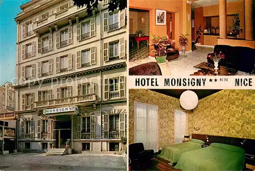 AK / Ansichtskarte Nice_Alpes_Maritimes Hotel Monsigny Nice_Alpes_Maritimes