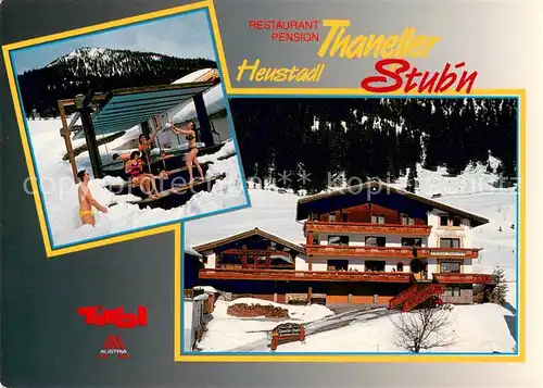 AK / Ansichtskarte Berwang_Tirol Restaurant Pension Thaneller Heustadl Berwang Tirol