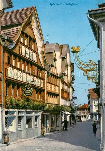 AK / Ansichtskarte Appenzell_IR Hauptgasse Appenzell IR