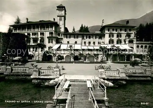 AK / Ansichtskarte Fasano_Lago_di_Garda Grand Hotel Fasano_Lago_di_Garda