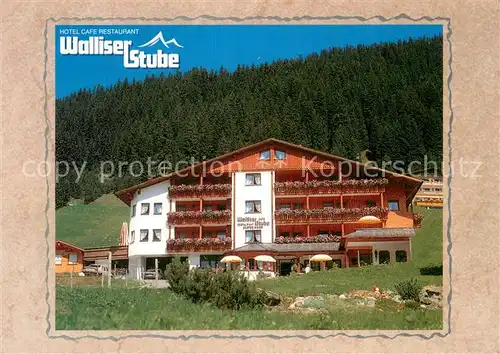AK / Ansichtskarte Damuels_Vorarlberg Hotel Restaurant Walliser Stube Damuels Vorarlberg