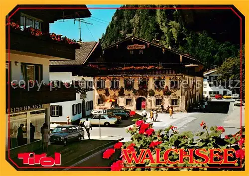 AK / Ansichtskarte Walchsee_Tirol Ortsmotiv am Wilden Kaiser Walchsee Tirol