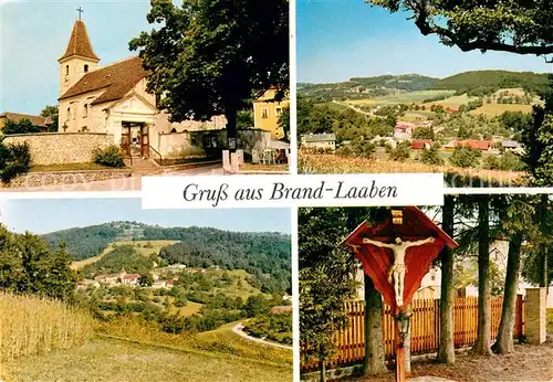 AK / Ansichtskarte Brand Laaben Kirche Panorama Wegekreuz Brand Laaben
