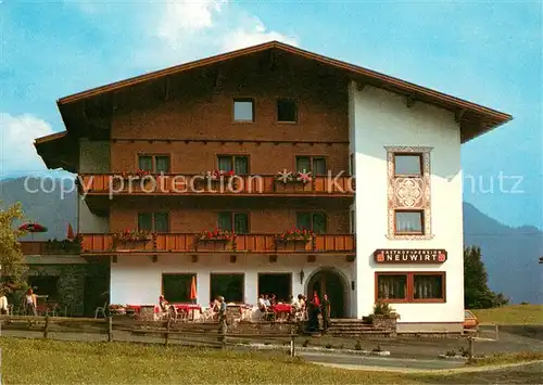 AK / Ansichtskarte Brandenberg_Tirol Gasthof Pension Neuwirt Der singende Neuwirt Brandenberg Tirol
