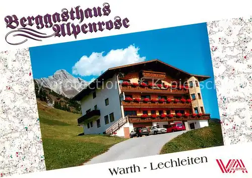AK / Ansichtskarte Lechleiten_Warth Berggasthaus Alpenrose Lechleiten_Warth