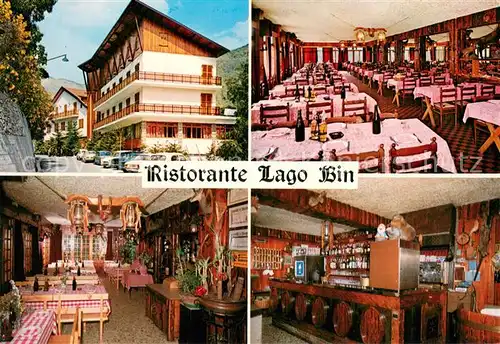 AK / Ansichtskarte Rocchetta_Nervina Ristorante Lago Bin Gastraeume Bar Rocchetta Nervina