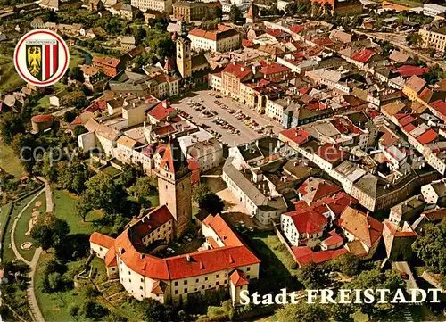 AK / Ansichtskarte Freistadt_Muehlviertel Fliegeraufnahme mit Befestigungsanlagen Freistadt_Muehlviertel