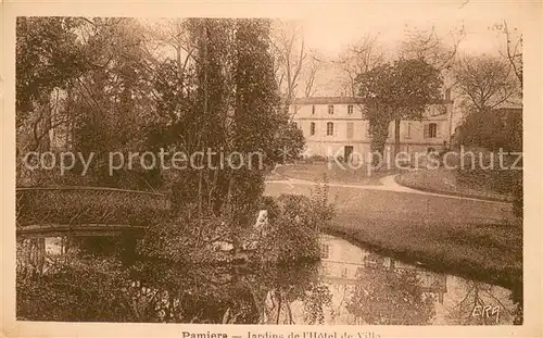 AK / Ansichtskarte Pamiers Jardins de l Hopital de Ville Pamiers