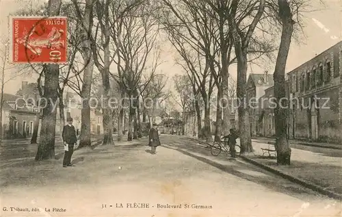 AK / Ansichtskarte La_Fleche Boulevard Saint Germain La_Fleche