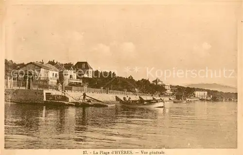 AK / Ansichtskarte Hyeres_les_Palmiers Vue generale Hyeres_les_Palmiers