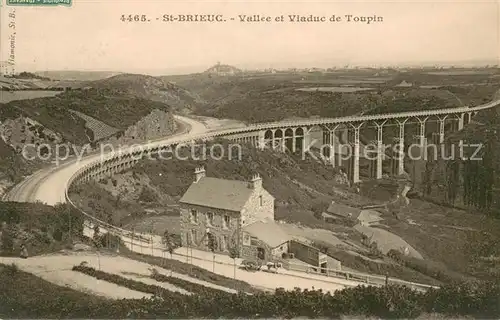 AK / Ansichtskarte Saint Brieuc_Cotes d_Armor Vallee et Viaduc de Toupin Saint Brieuc_Cotes d