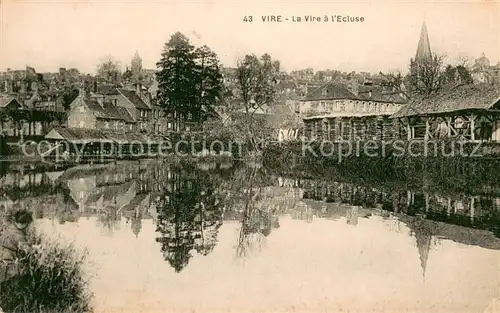 AK / Ansichtskarte Vire_Calvados La Vire a l ecluse Vire Calvados