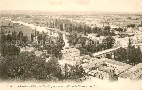 AK / Ansichtskarte Angouleme Saint Cybard et la Vallee de la Charente Angouleme
