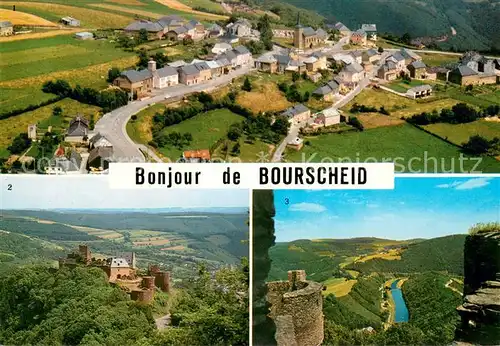 AK / Ansichtskarte Bourscheid_Luxembourg Fliegeraufnahme Chateau Plage Bourscheid Luxembourg