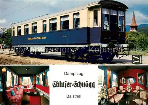 AK / Ansichtskarte Balsthal Dampfzug Chluser Schn?gg zwischen Oensingen und Balsthal Balsthal