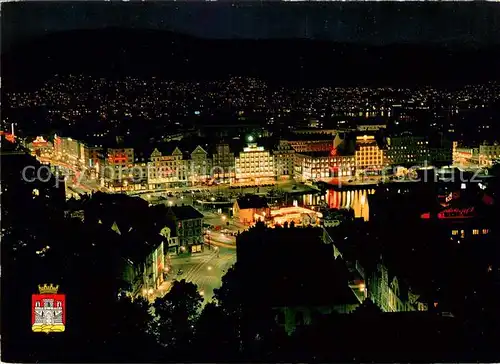 AK / Ansichtskarte Bergen_Norwegen Byen fra Skansen  Bergen Norwegen