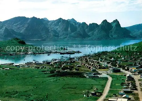 AK / Ansichtskarte Myre_Vesteralen Fliegeraufnahme Myre_Vesteralen