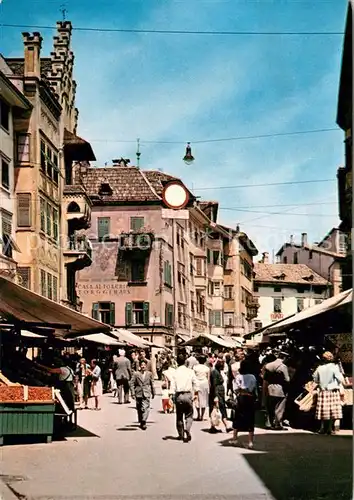 AK / Ansichtskarte Bozen_Suedtirol Obstmarkt Bozen Suedtirol