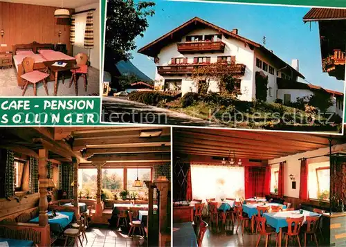 AK / Ansichtskarte Grainbach Cafe Pension Sollinger Gastraeume Grainbach