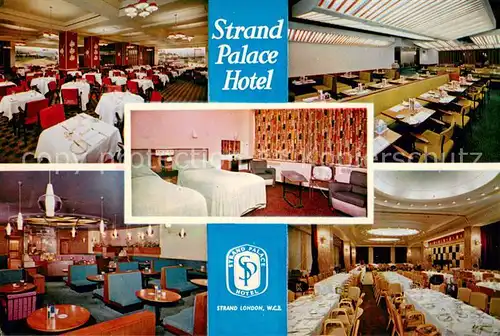 AK / Ansichtskarte London Strand Palace Hotel Gastraeume Zimmer London