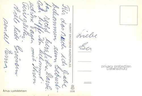 AK / Ansichtskarte Arhus Lystbadehavn Arhus