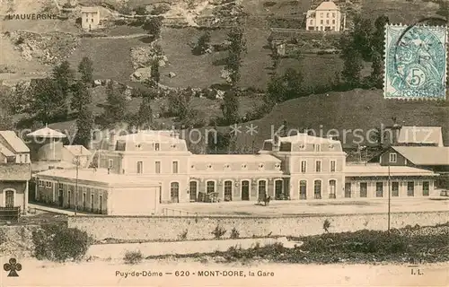AK / Ansichtskarte Le_Mont Dore_Puy_de_Dome La gare Bahnhof Le_Mont Dore_Puy_de_Dome