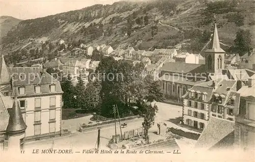 AK / Ansichtskarte Le_Mont Dore_Puy_de_Dome Villas et Hotels de la Route de Clermont Le_Mont Dore_Puy_de_Dome