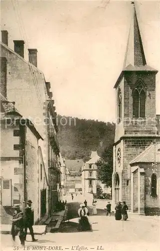 AK / Ansichtskarte Le_Mont Dore_Puy_de_Dome Eglise Le_Mont Dore_Puy_de_Dome