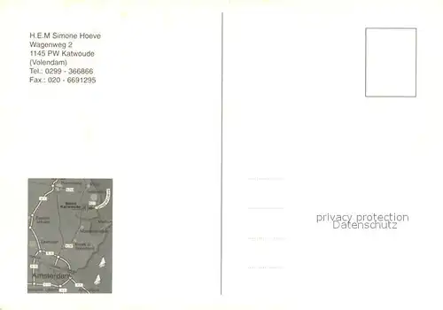 AK / Ansichtskarte Katwoude HEM Simone Hoeve Kaeserei Katwoude