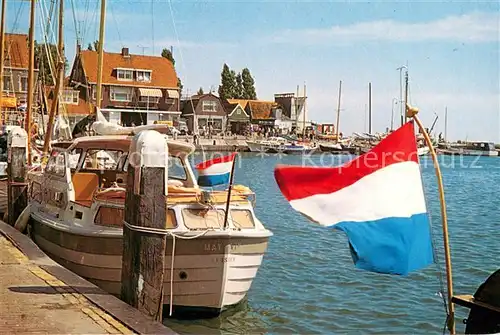 AK / Ansichtskarte Volendam Bootshafen Volendam