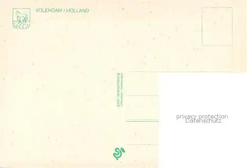AK / Ansichtskarte Volendam Hafenpartie Volendam