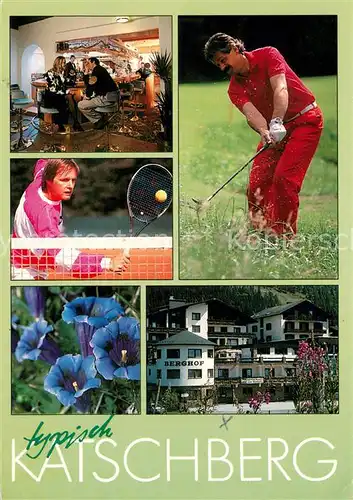 AK / Ansichtskarte Katschberg Hotel Hubertus Club Hotel Bar Tennis Golf Katschberg