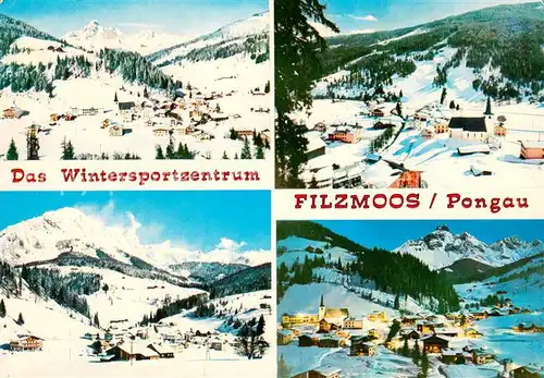 AK / Ansichtskarte Filzmoos Panorama Skipisten Filzmoos