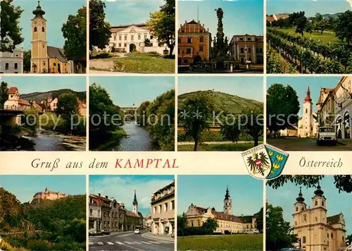 AK / Ansichtskarte Kamptal Hadersdorf Gobelsburg langenlois Zoebing Schoenberg Stiefern Kamptalwarte Gars Rosenburg Horn Dreieichen Altenburg Kamptal