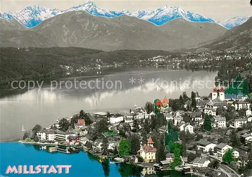 AK / Ansichtskarte Millstatt_Millstaettersee Fliegeraufnahme Millstatt_Millstaettersee