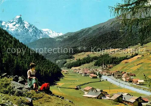 AK / Ansichtskarte Soelden_oetztal mit Nederkogel  Soelden oetztal