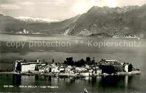 AK / Ansichtskarte Isola_Bella_Lago_Maggiore Panorama Isola_Bella_Lago_Maggiore