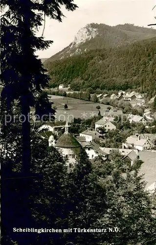 AK / Ansichtskarte Scheiblingkirchen Thernberg mit Tuerkensturz Scheiblingkirchen Thernberg