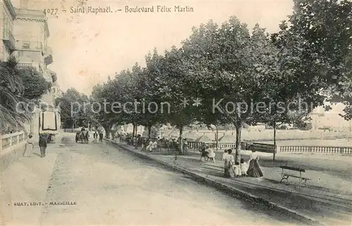 AK / Ansichtskarte Saint Raphael_Var Boulevard Felix Martinn Saint Raphael Var