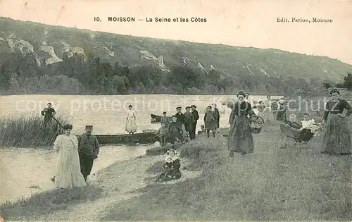 AK / Ansichtskarte Moisson La Seine et les cotes Moisson