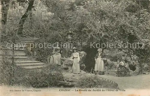 AK / Ansichtskarte Cognac_Charente La Grotte du Jardin de l Hotel de Ville 